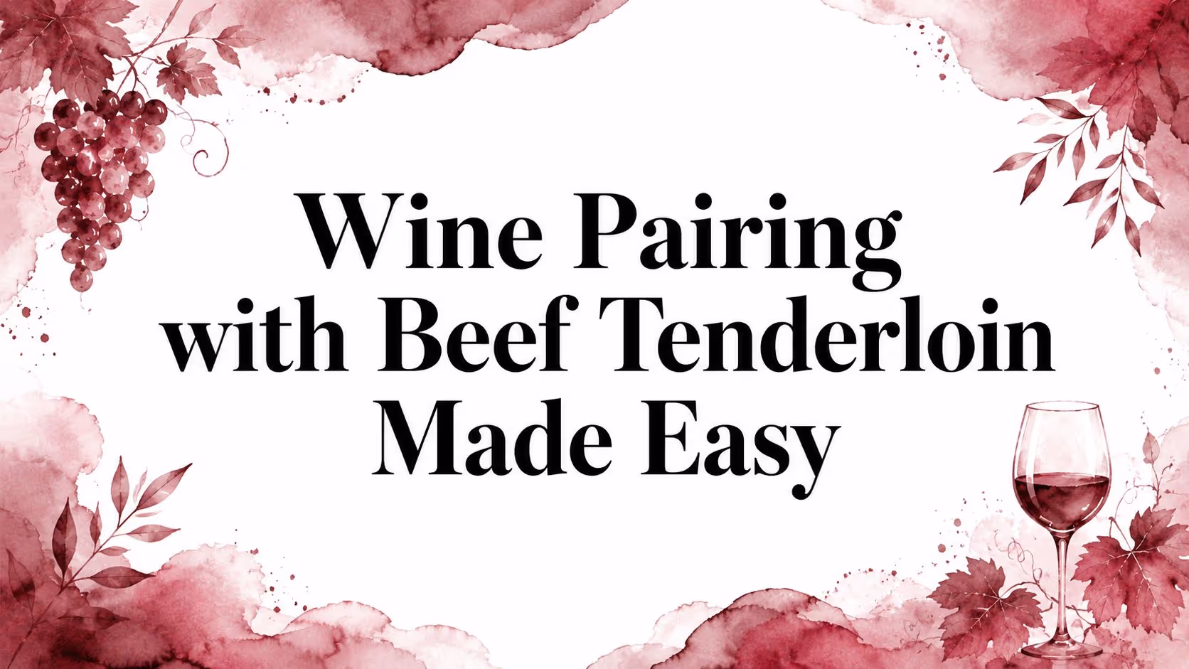 Wine Pairing with Beef Tenderloin Made Easy