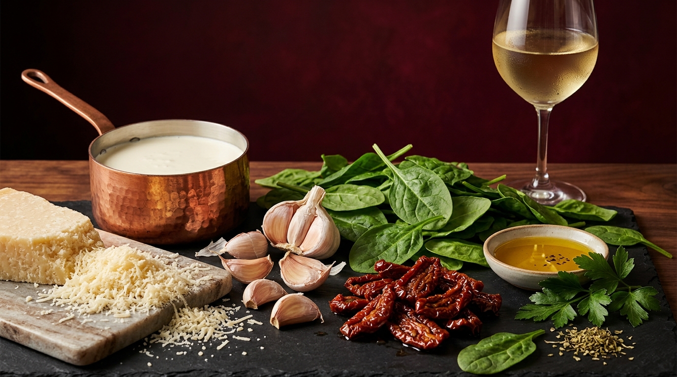 creamy Tuscan chicken sauce wine pairing