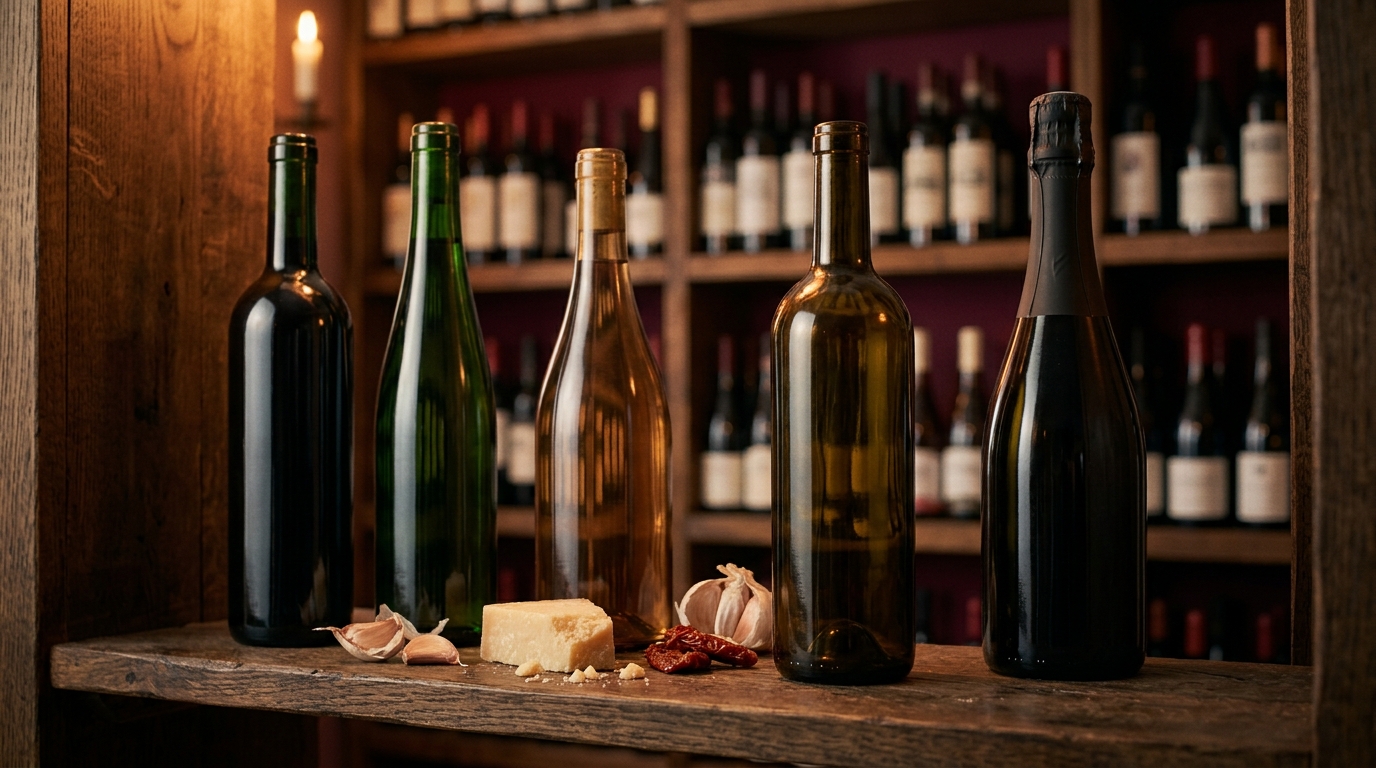 choosing wine for Tuscan chicken at a restaurant