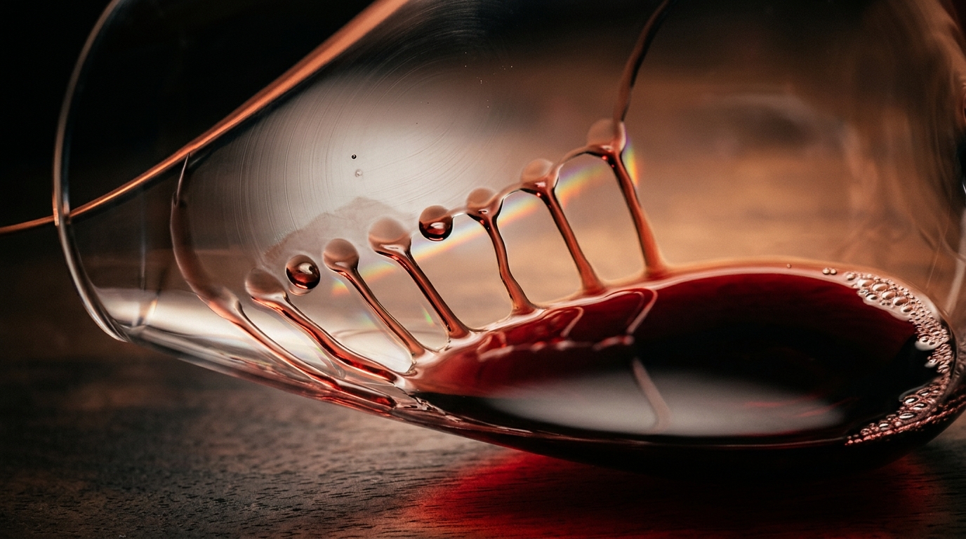 how to tell if a wine is good in the glass