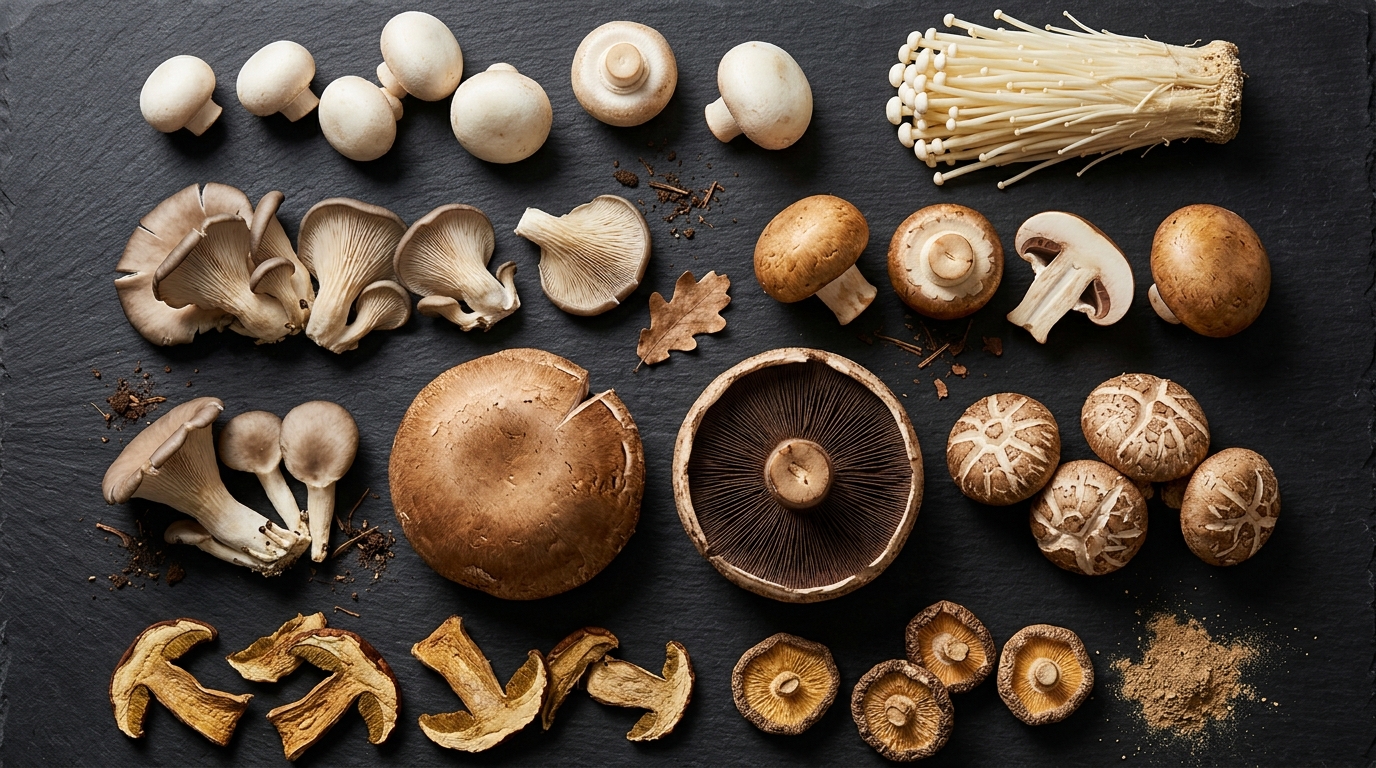 mushroom varieties and wine pairing