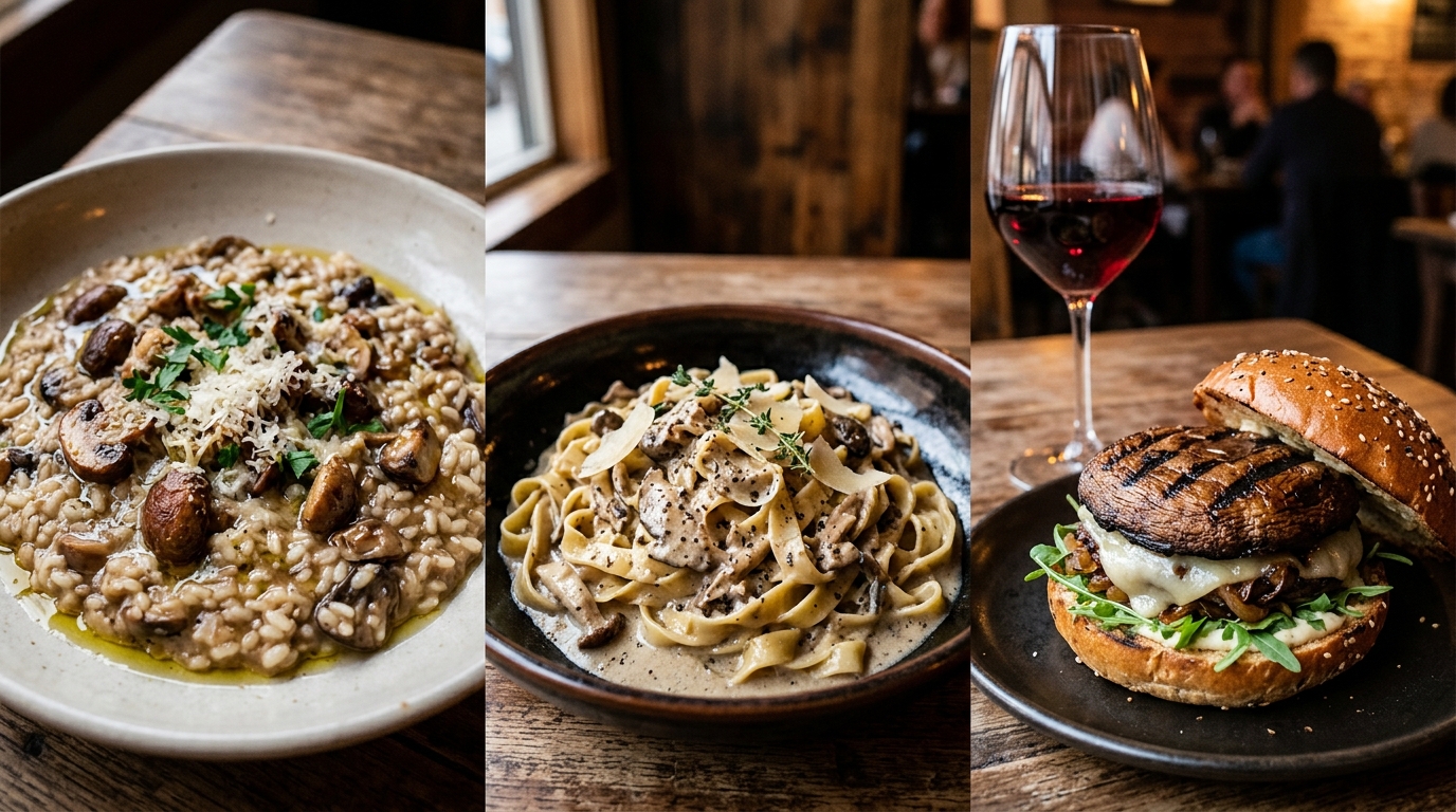 wine pairings for mushroom dishes