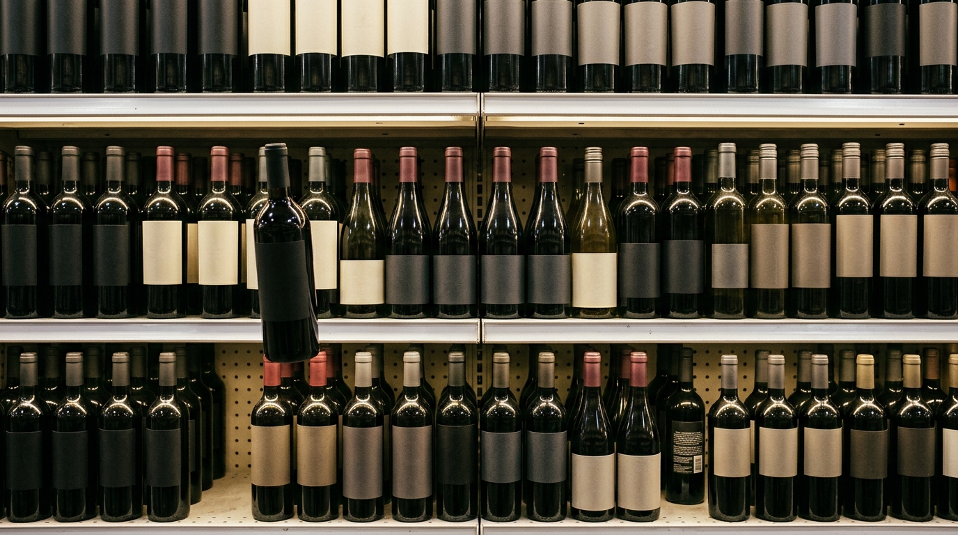 finding a smooth red blend on the shelf