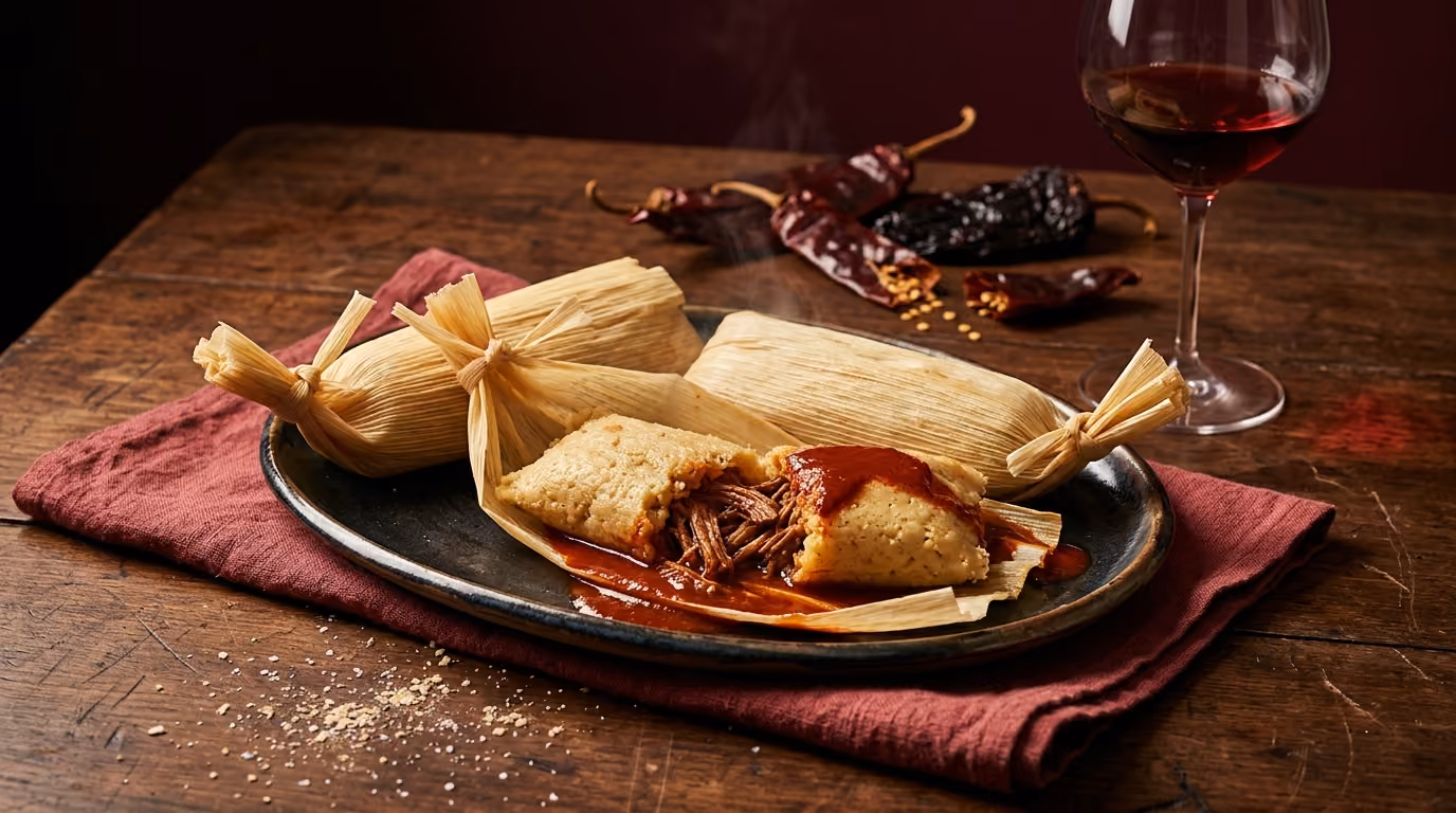 Best Wine for Red Chile and Mole Tamales