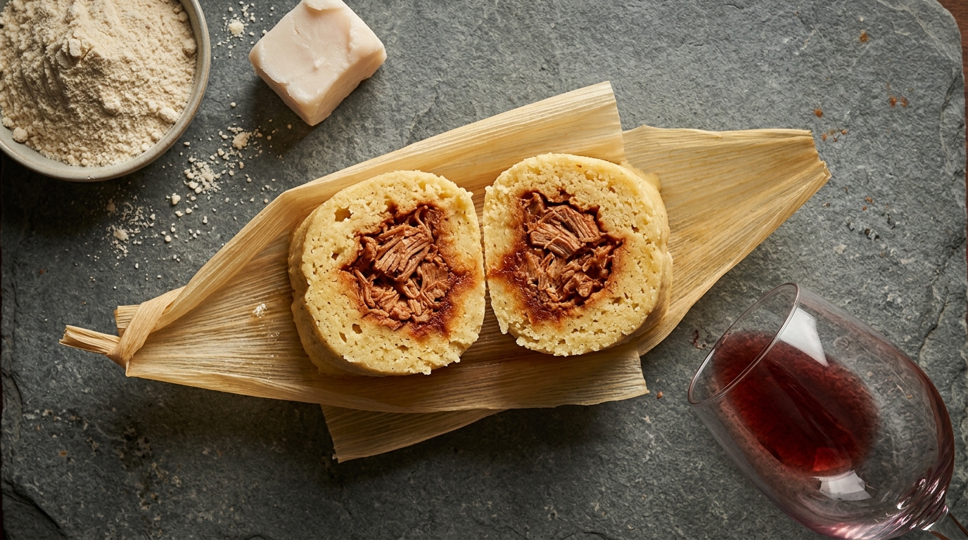 tamale masa and sauce wine pairing