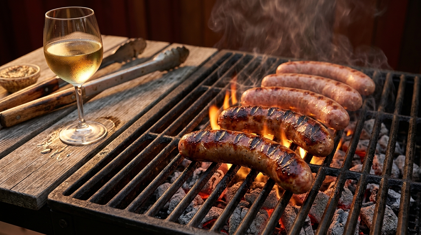 grilled bratwurst wine pairing