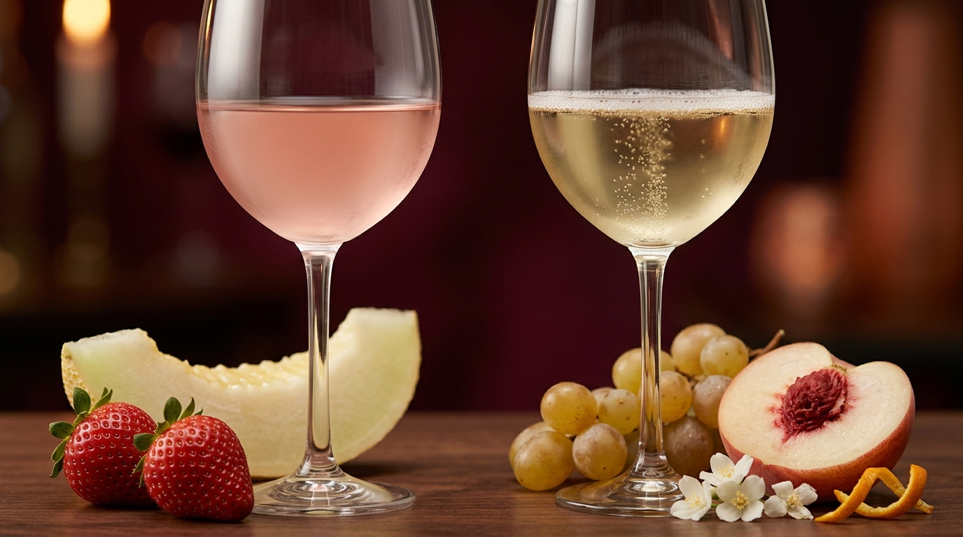 white zinfandel compared to moscato