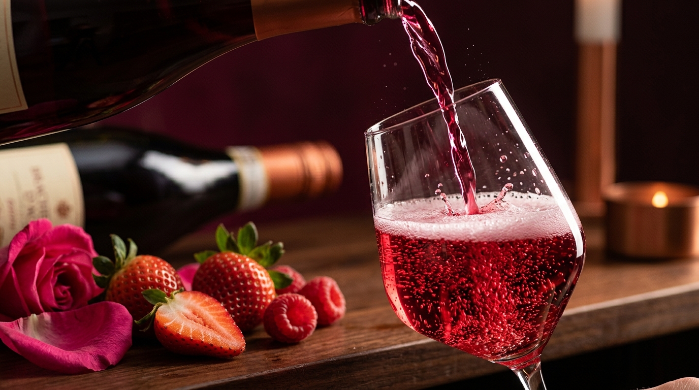 brachetto d'acqui sweet red wine