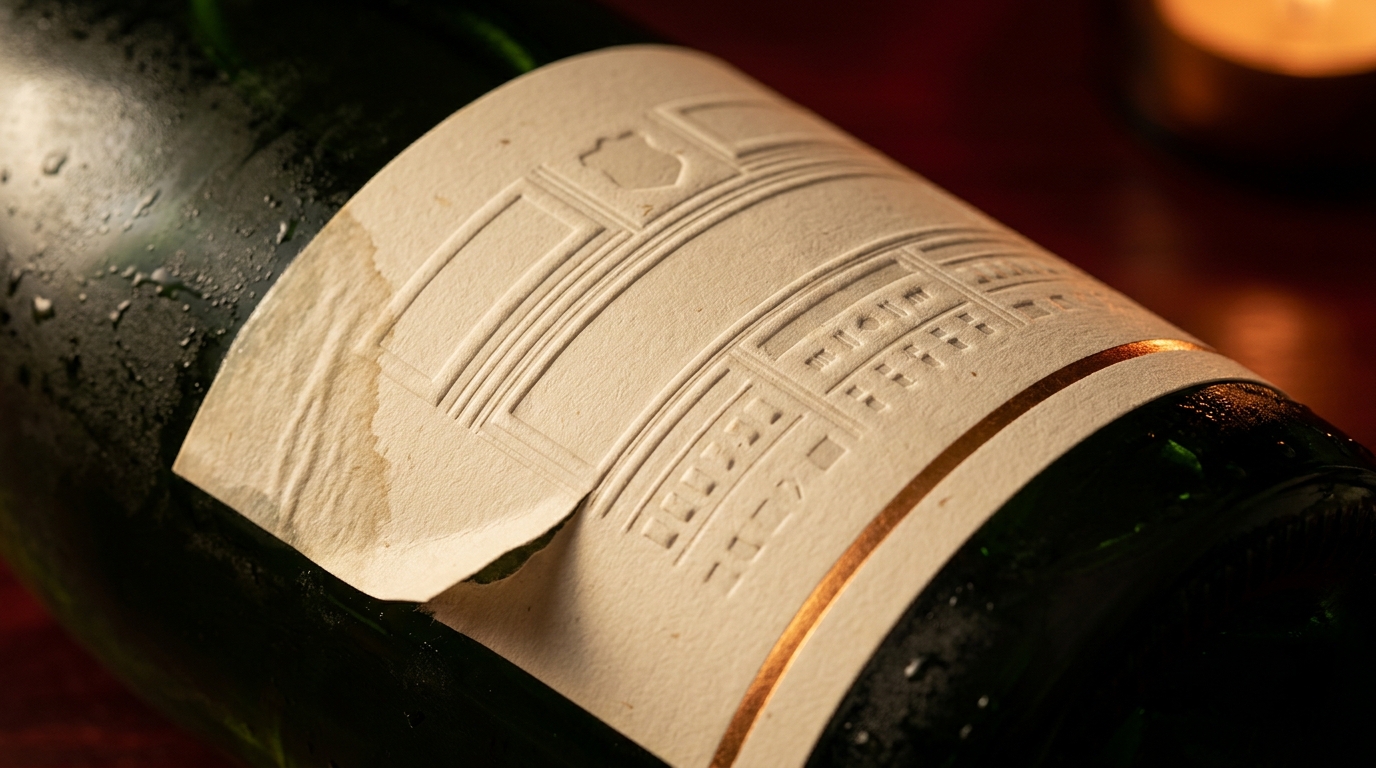 brut sparkling wine label