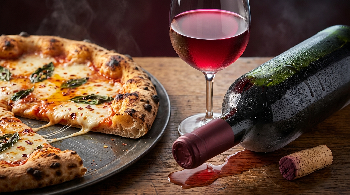 chilled light red wine pairing