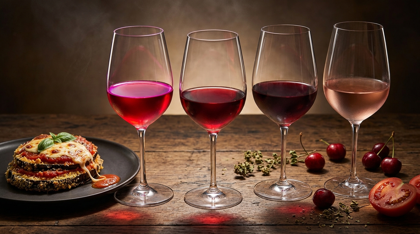best red wine for eggplant parmesan