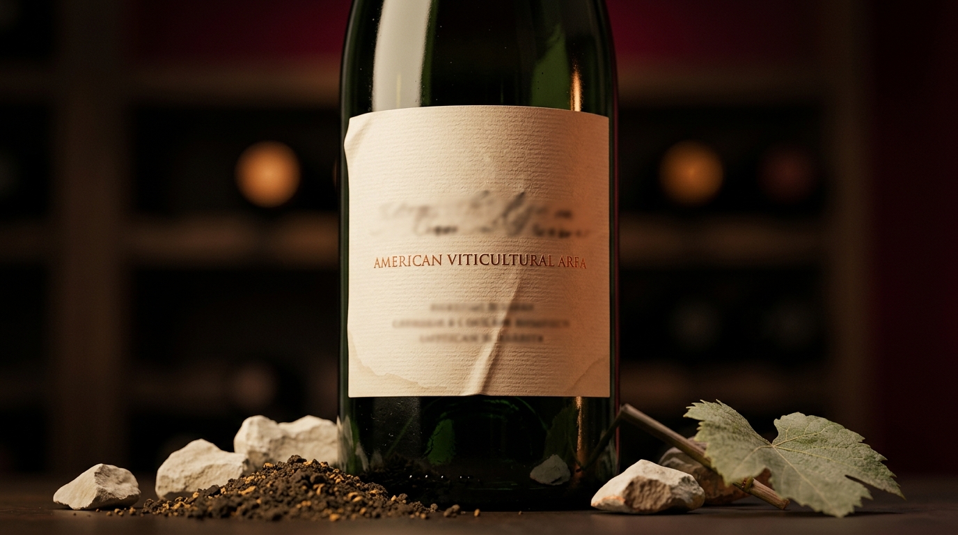 AVA on a wine label