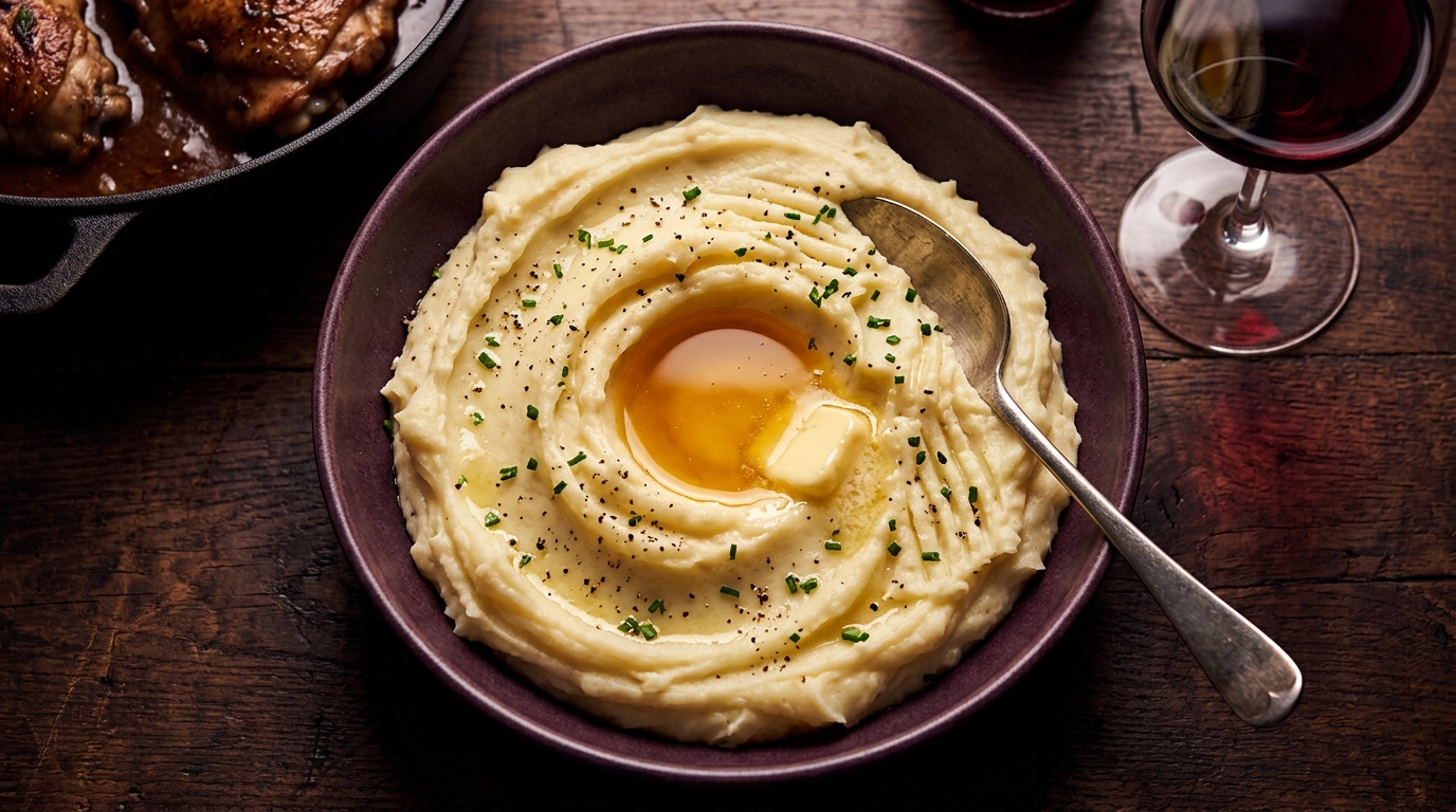 wine pairing with creamy mashed potatoes