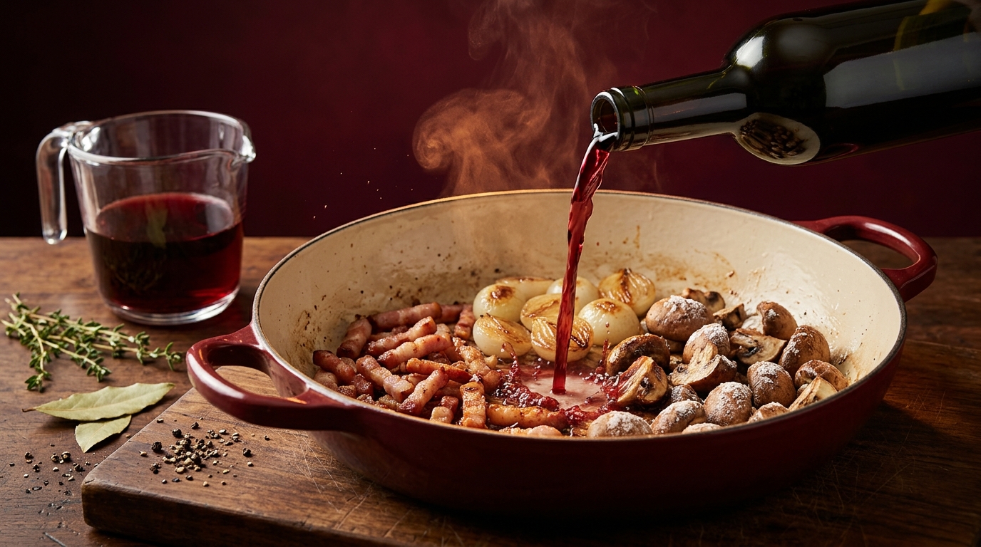 wine to cook coq au vin in