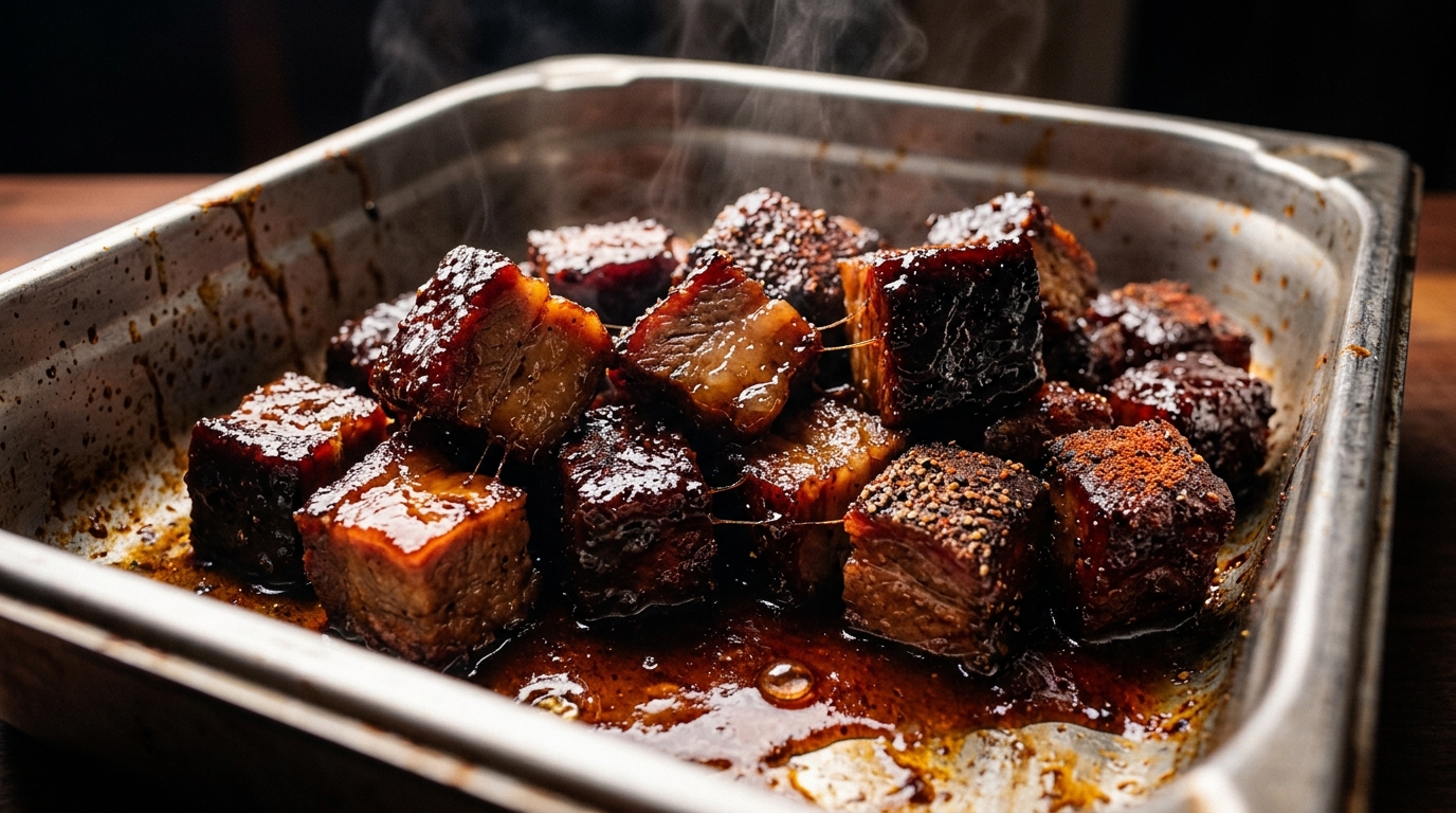 wine with burnt ends