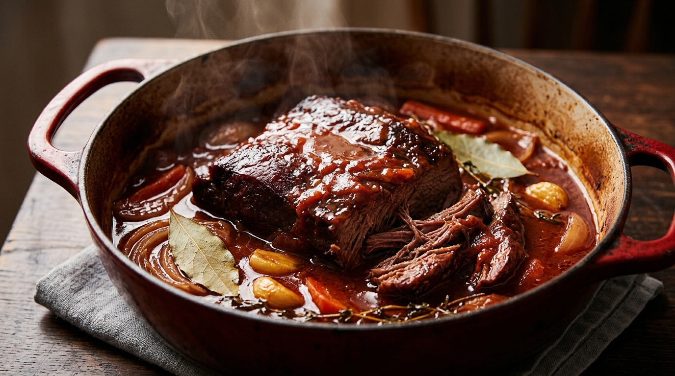 wine with braised brisket