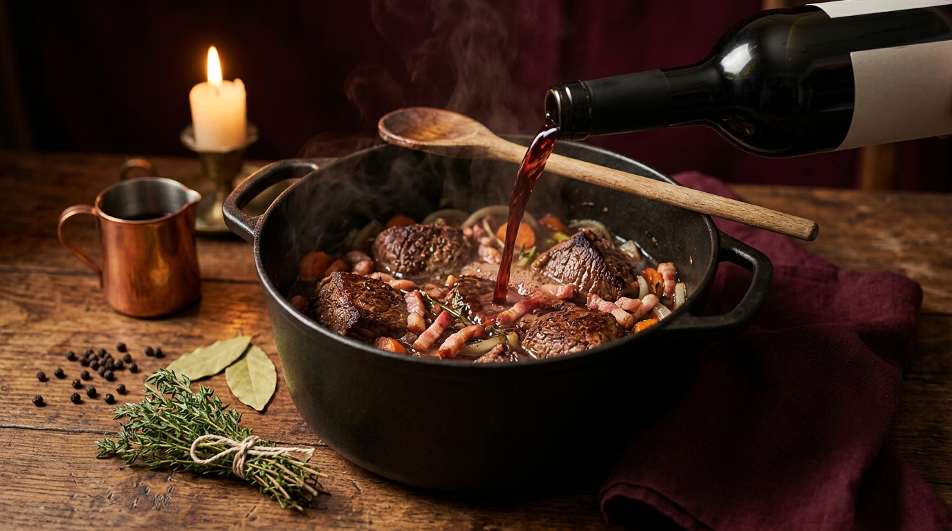 cooking wine for beef bourguignon