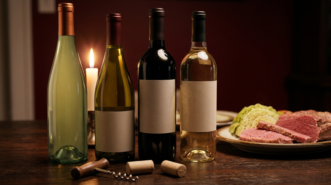 choosing wine for corned beef