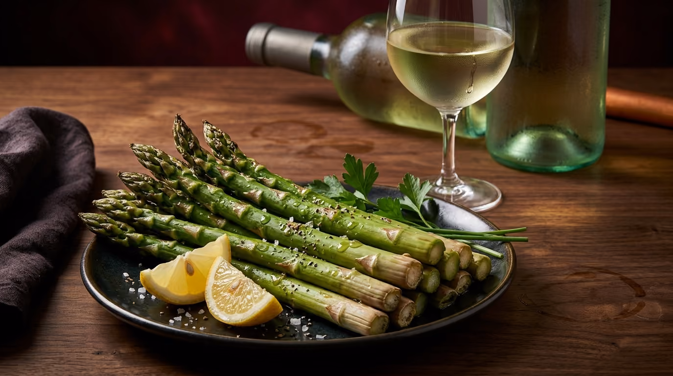 Asparagus Wine Pairing Without Metallic Notes