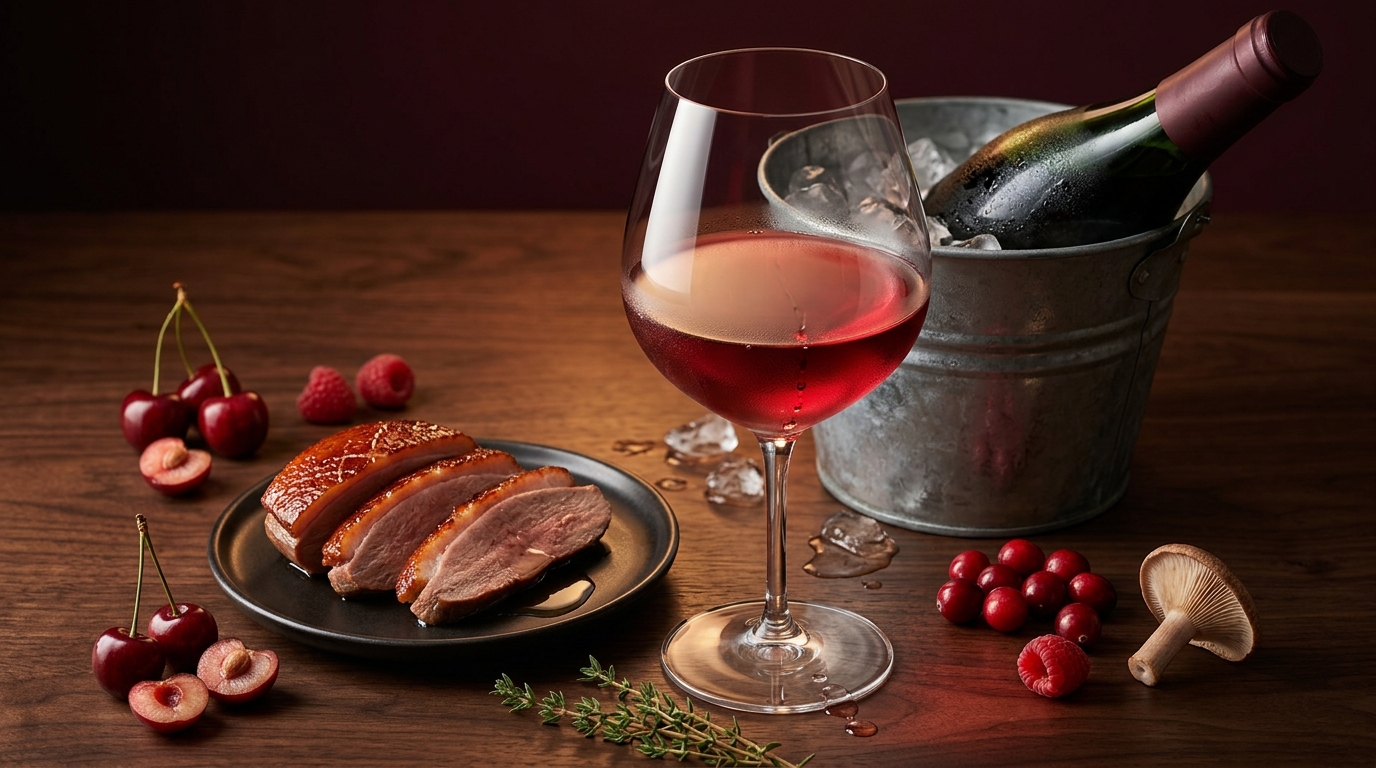 red wine peking duck