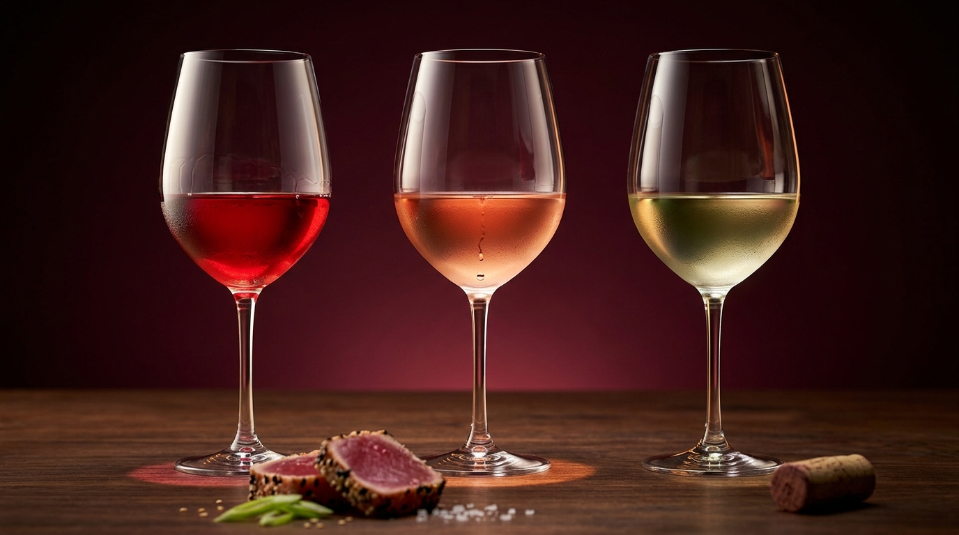 seared tuna wine pairing