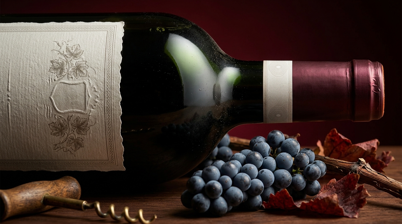 barbera d'asti wine label