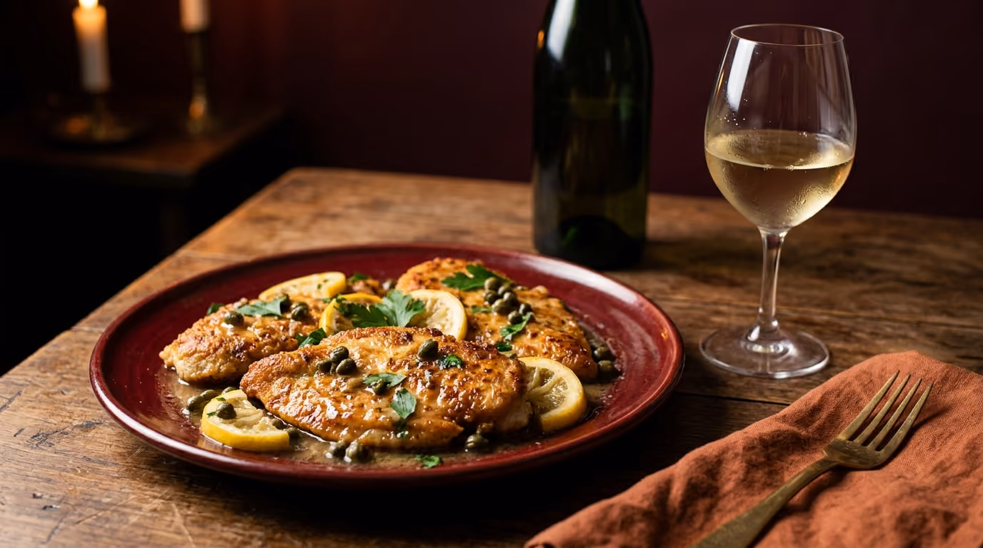 Chicken Piccata Wine Pairing That Survives the Lemon