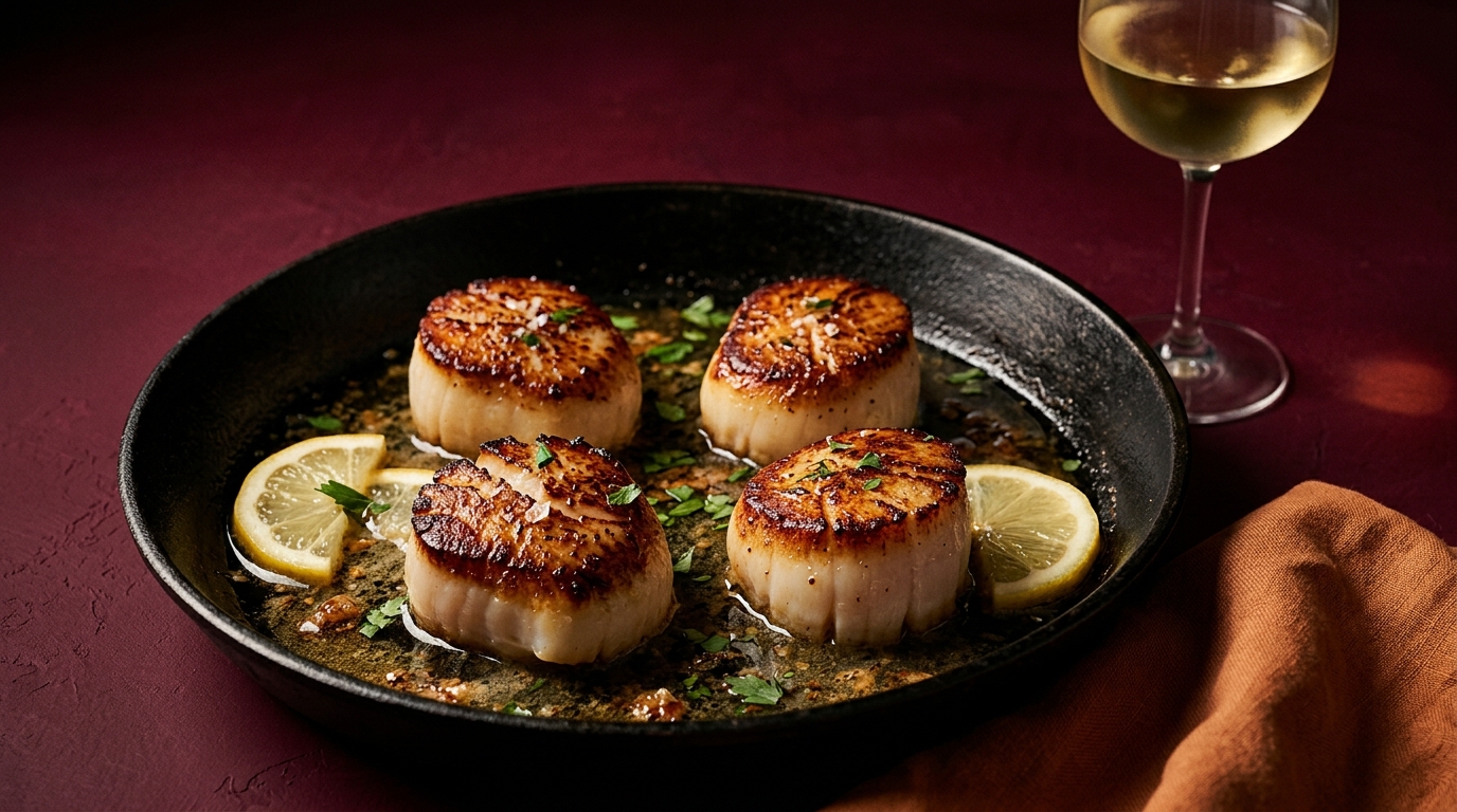Best Wine for Scallops in Butter and Lemon Sauce