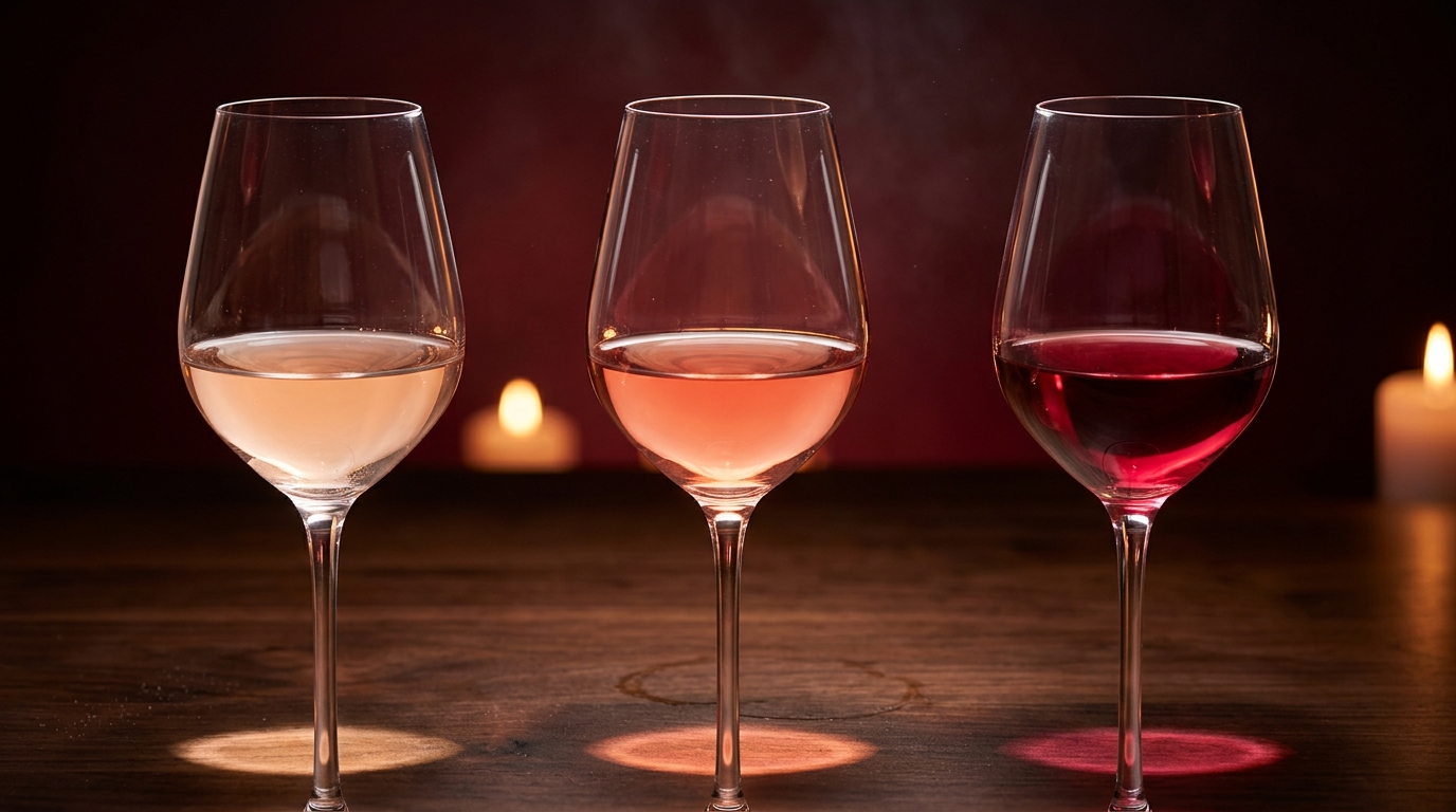 rosé wine color and sweetness