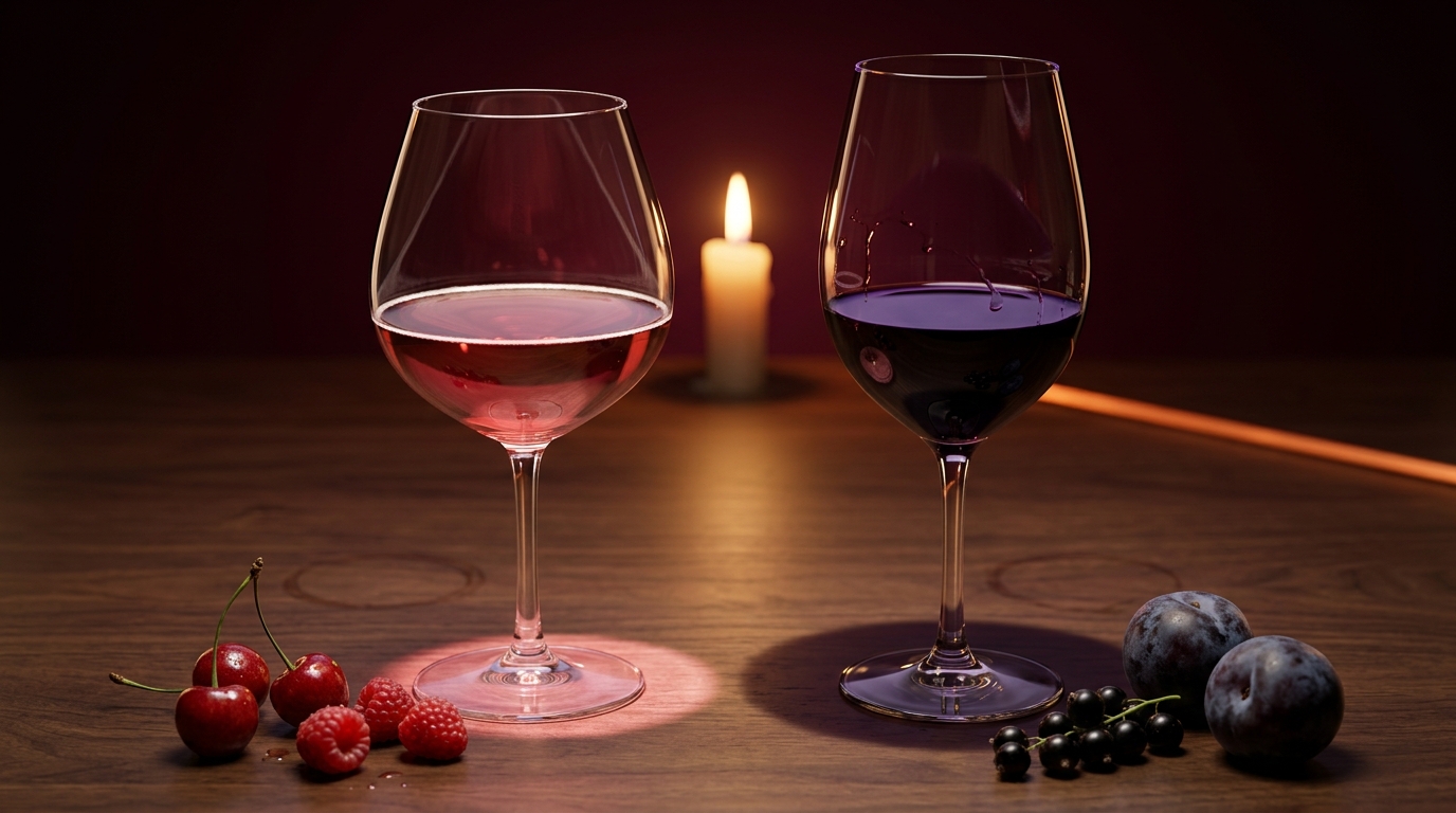 Pinot Noir vs Cabernet Sauvignon: Two Ends of Red Wine