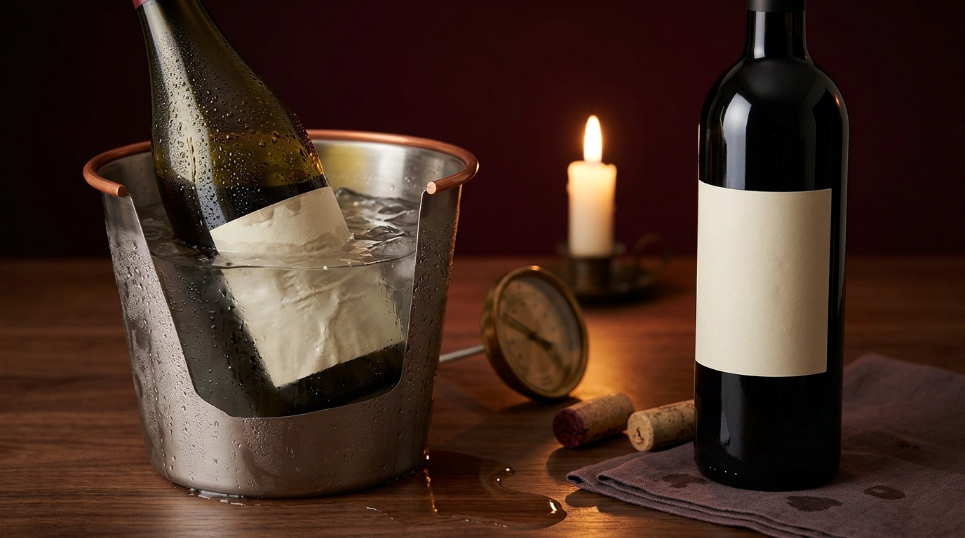 serving temperature for Pinot Noir and Cabernet Sauvignon