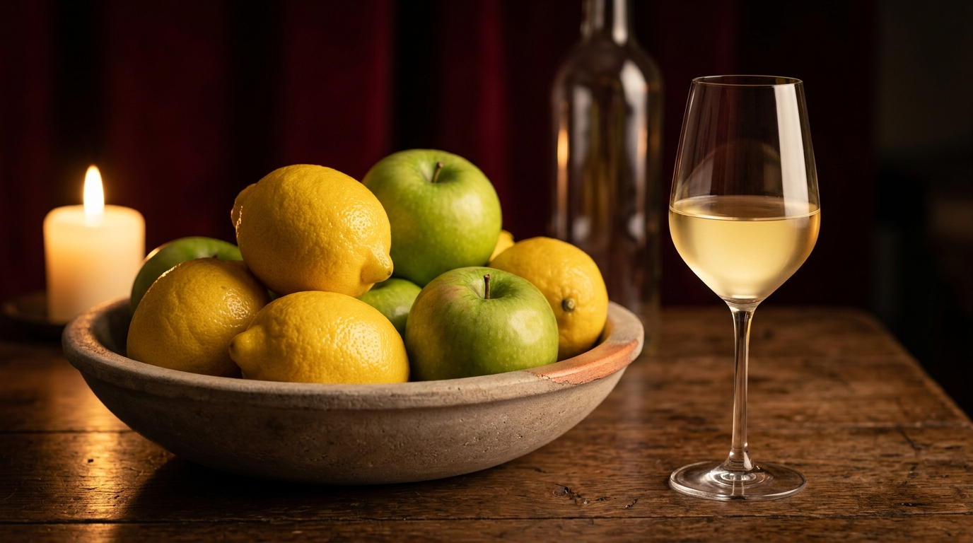 Vinho Verde bottle and glass