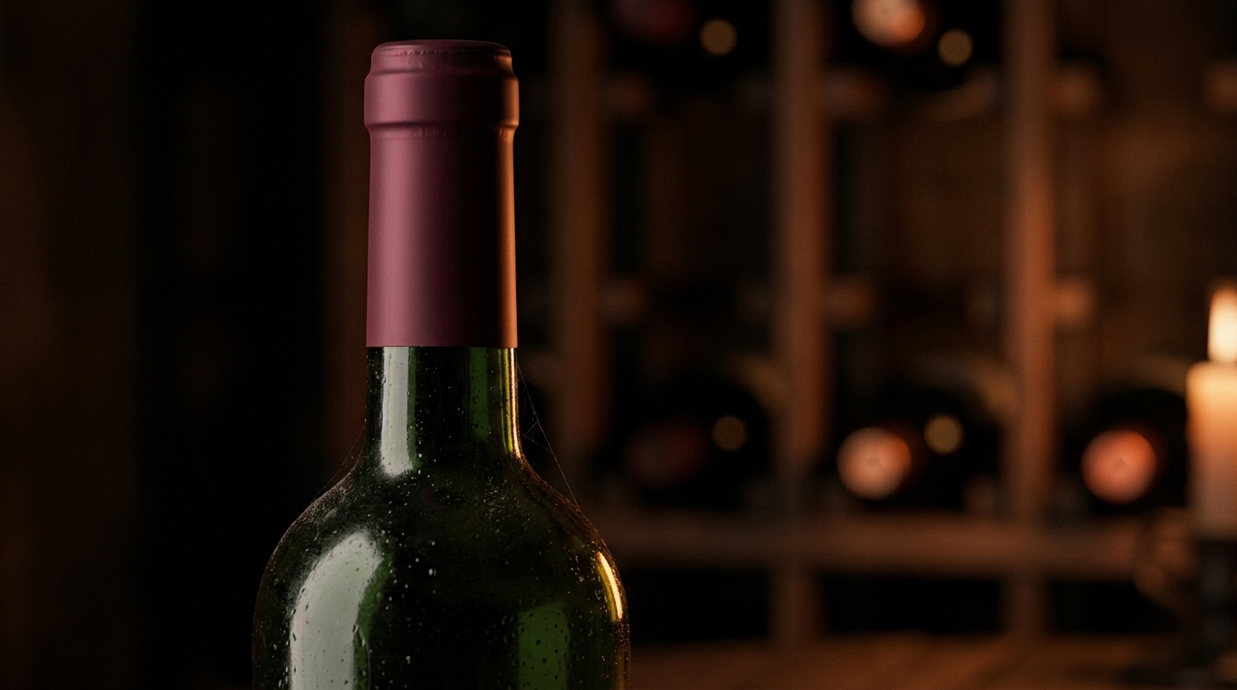 Chianti Classico bottle neck and seal