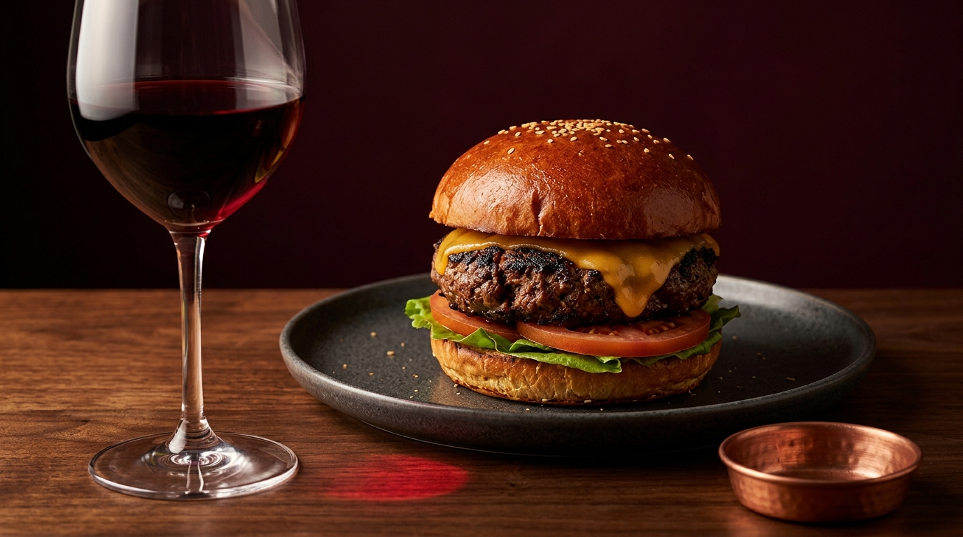 Cabernet burger pairing