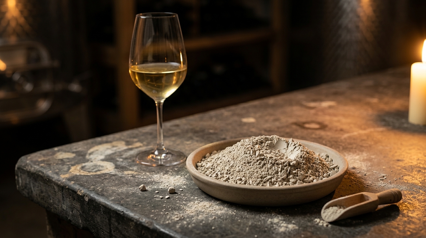 bentonite clay fining