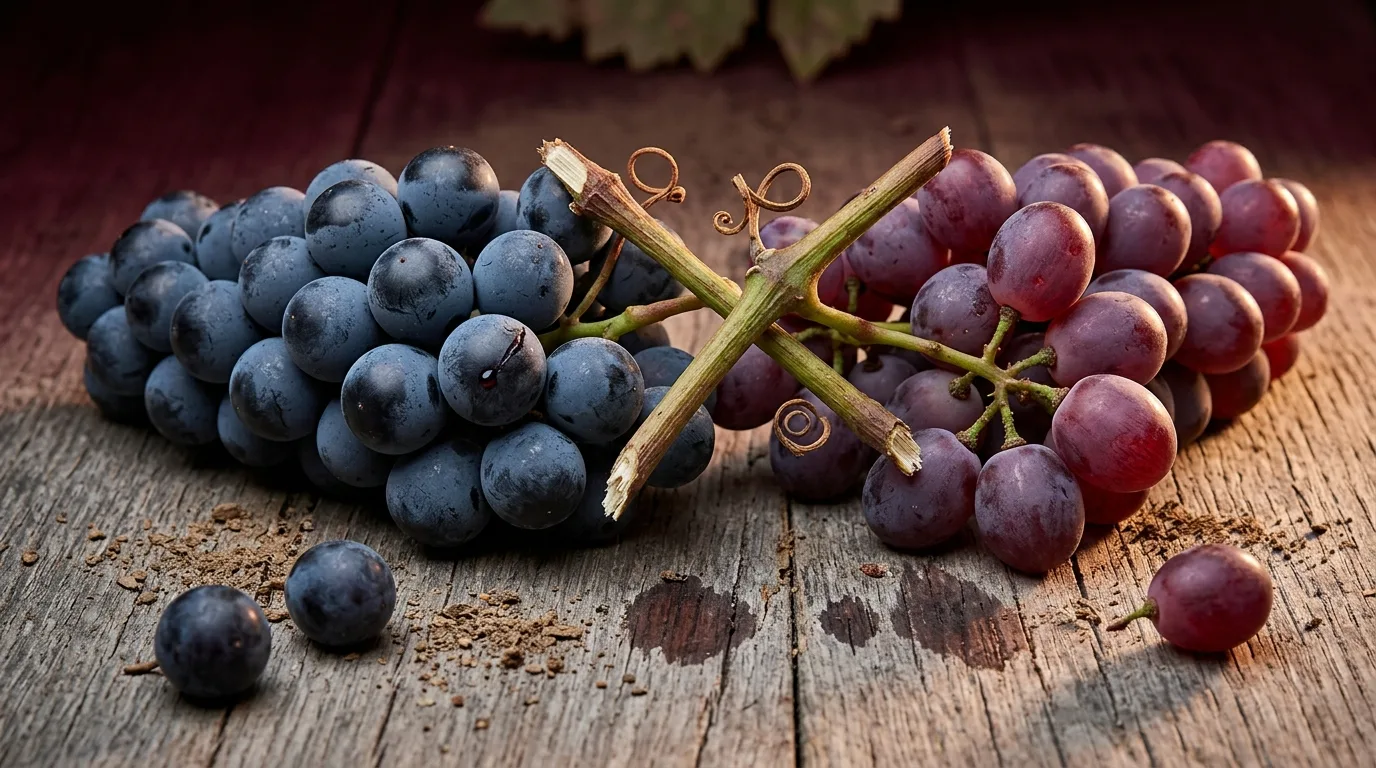 malbec and merlot grapes