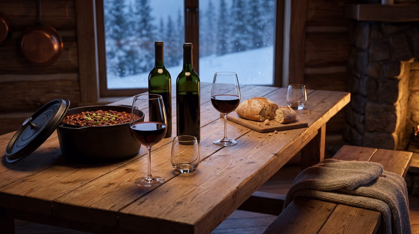 What Wine Should I Bring for Dinner at a Ski Condo or Cabin With Friends?