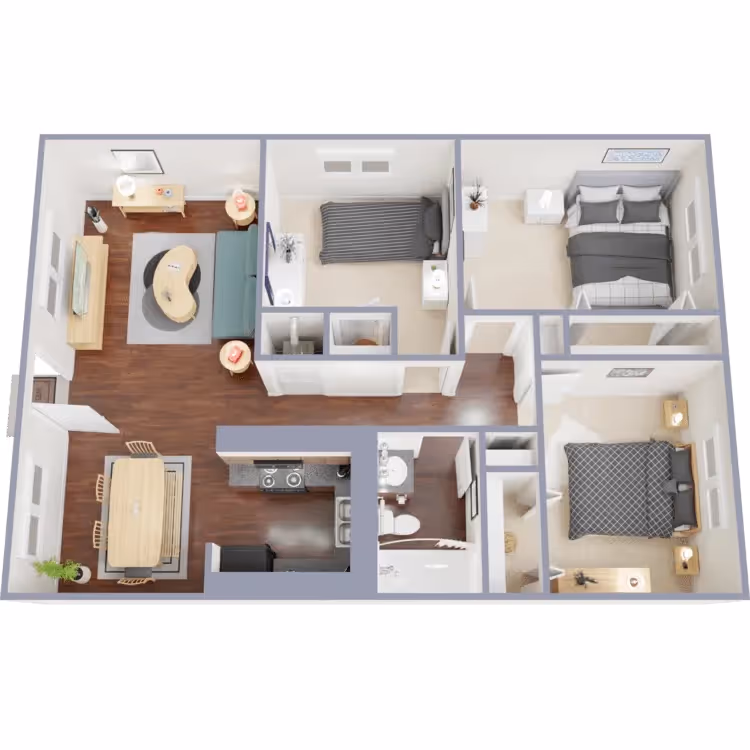 3x1 Classic Floor Plan layout