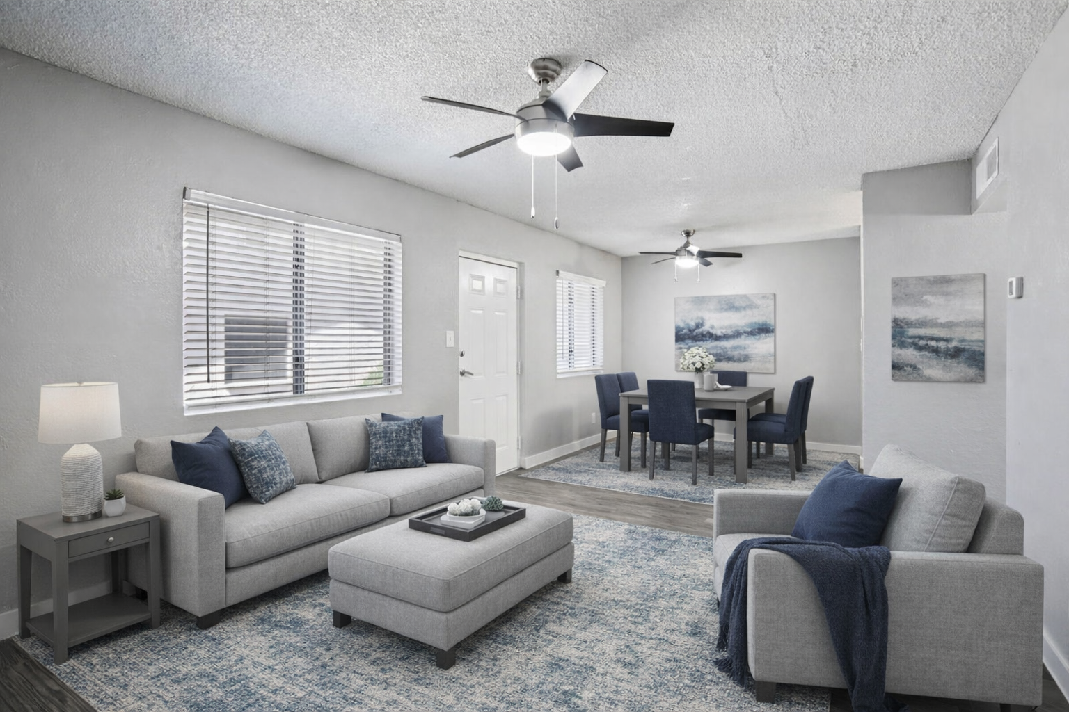 dining room and ktichen area