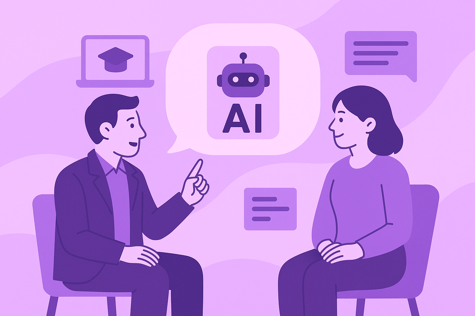 image of futuristic classroom setting