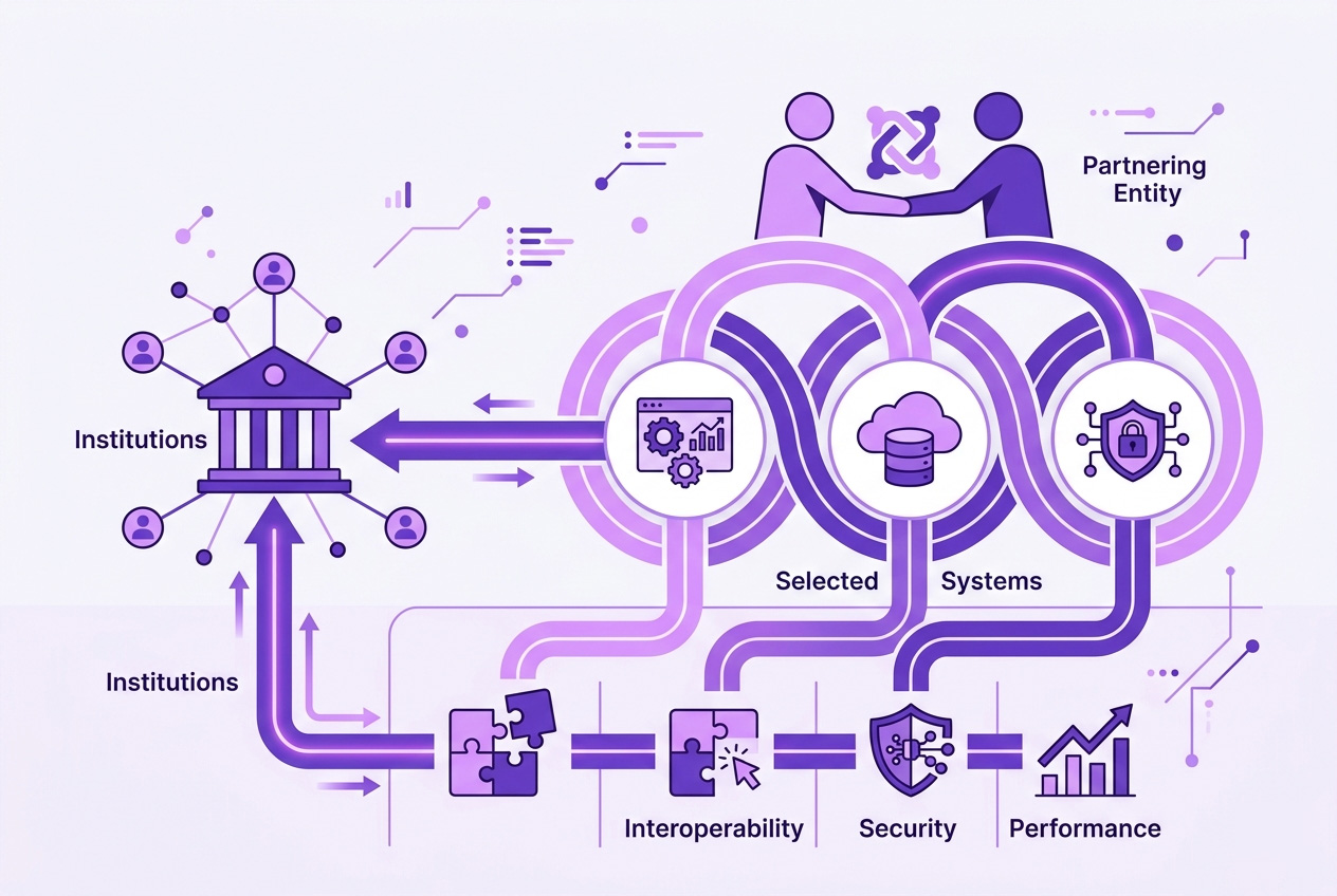 image of ai course modules on screen