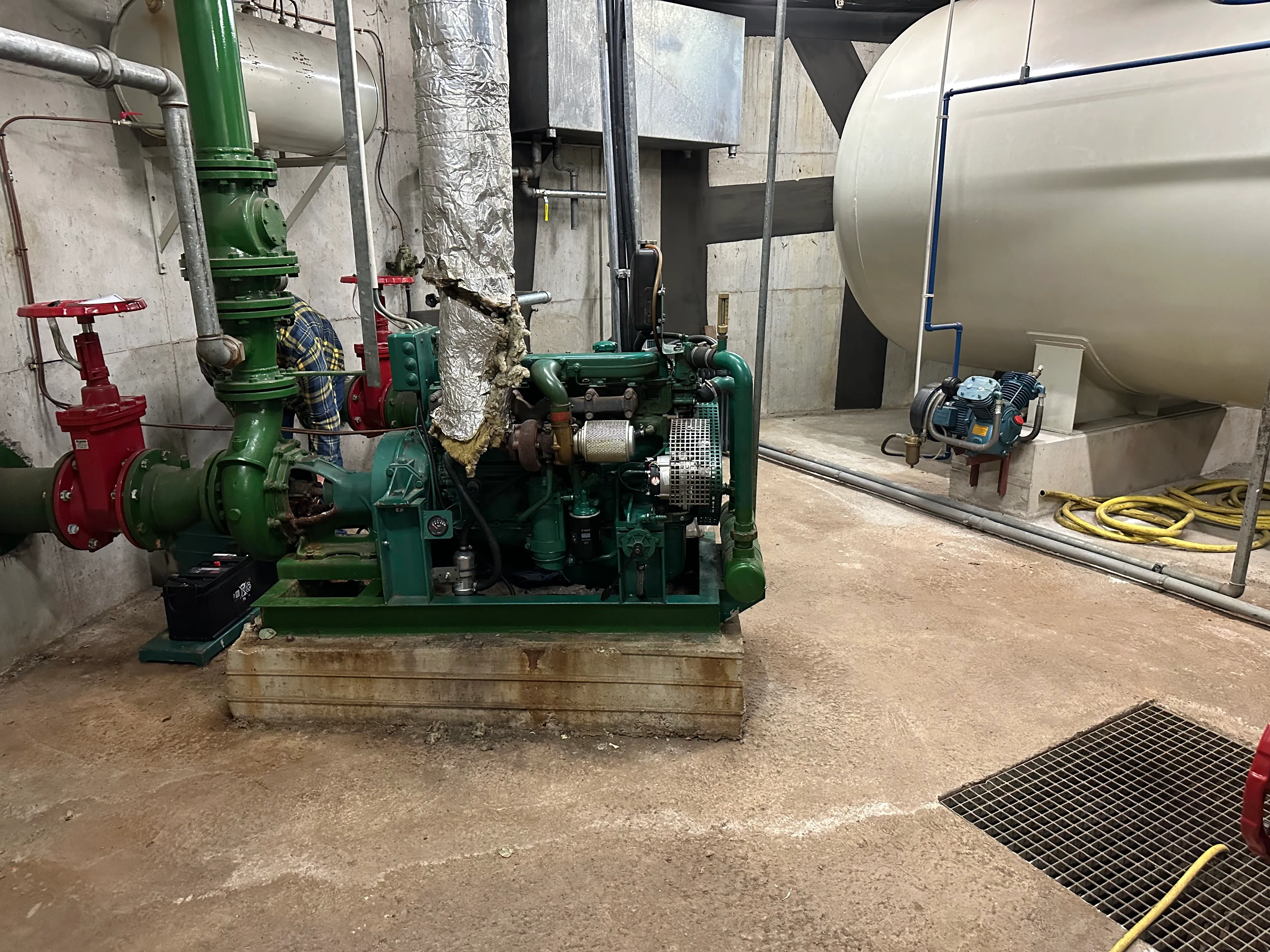 Gesamtansicht Dieselsprinklerpumpe