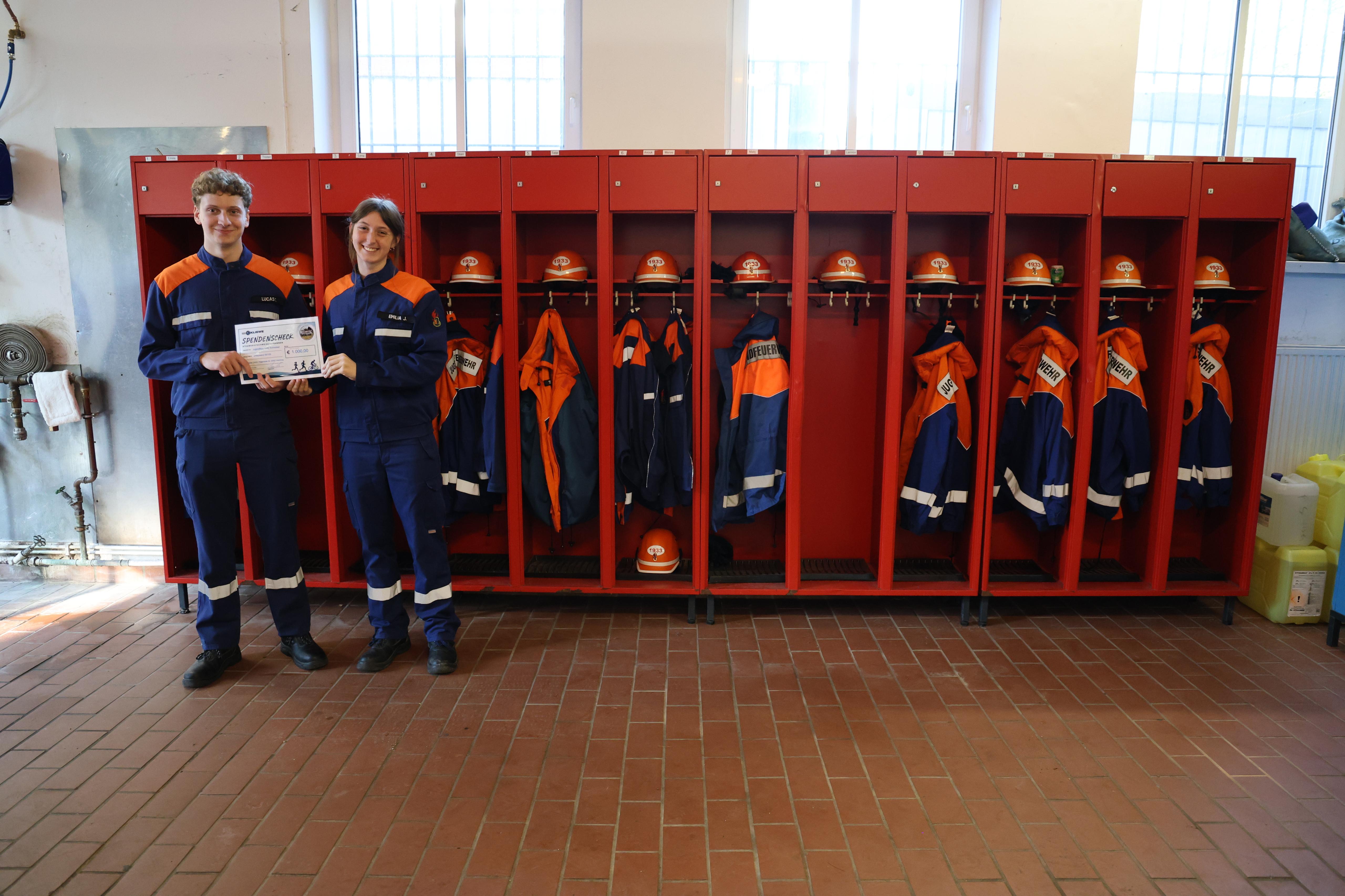 Die alten Spinde der Jugendfeuerwehr in Schnelsen.
