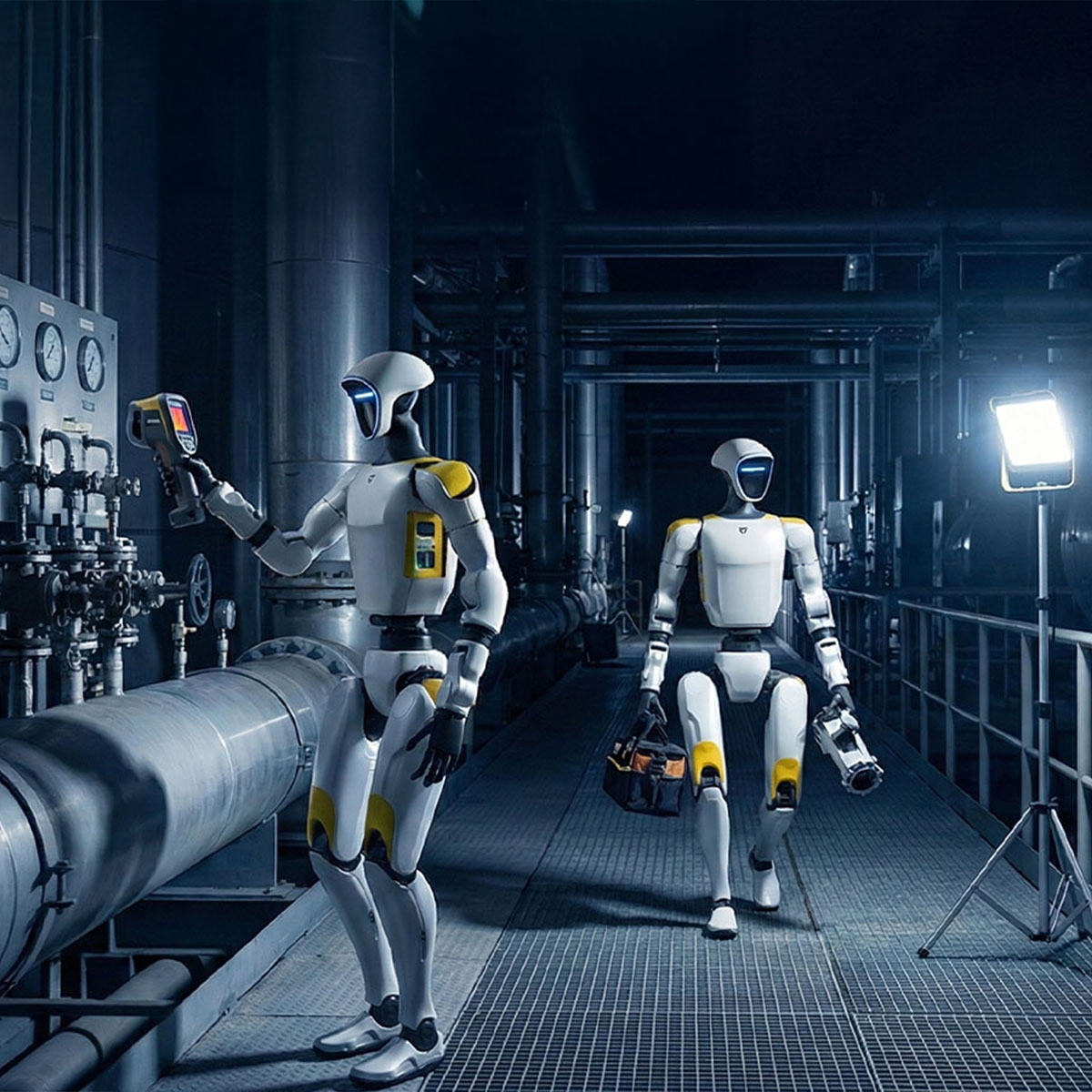 Humanoid robots deployed and working in UK industry