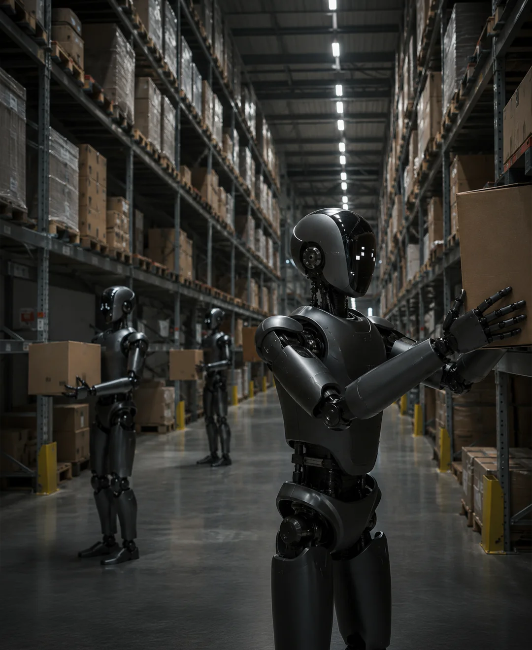 Humanoids performing tasks at scale for industry