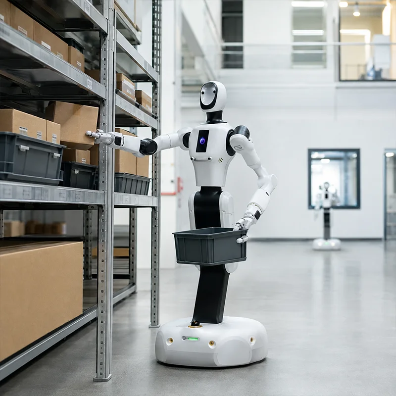 Humanoid Robots working on production line