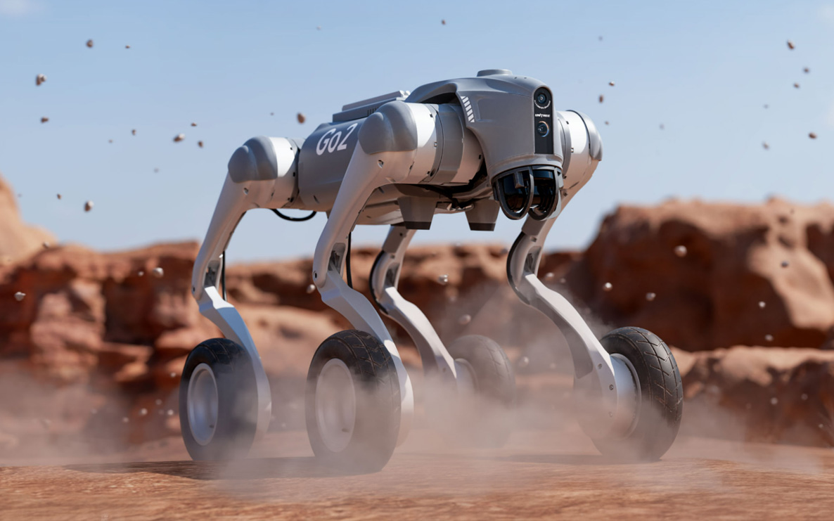 Unitree Robot Dog In Action