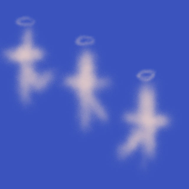 cloud shape angels