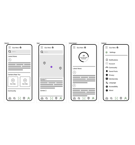 Low-fidelity layout