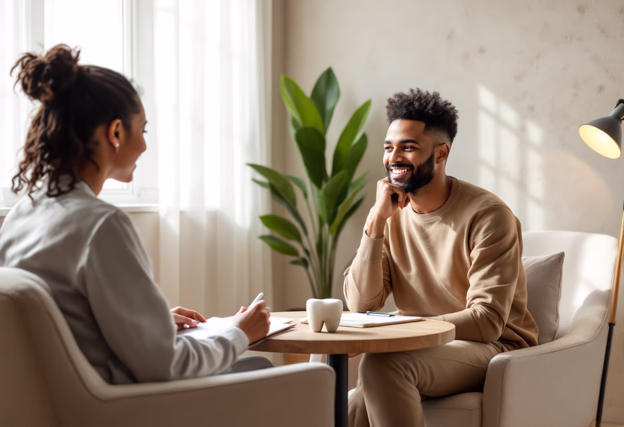 image of patient consultation (for a dental office)